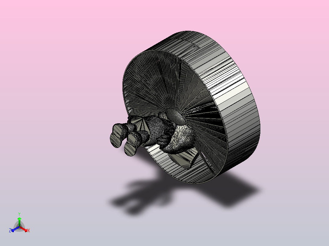 酷炫男孩（或女孩）正等轴测图