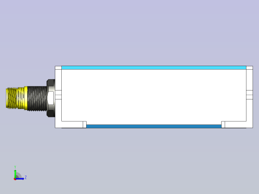 深浦激光位移传感器 LM-D060M左视缩略图