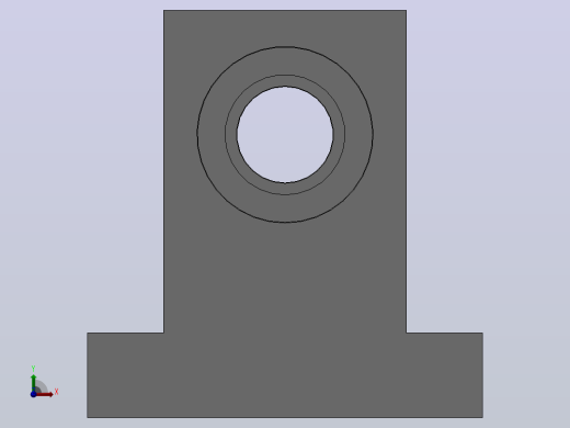 T型高度选择型轴承座组件_BTC-6003-2Z-50-A前视缩略图