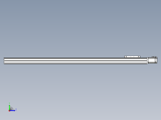 滚珠丝杠直线轴带导轨全封闭TPA-HCR-175D-2510C-L1600-M-Y-P75-N3左视缩略图