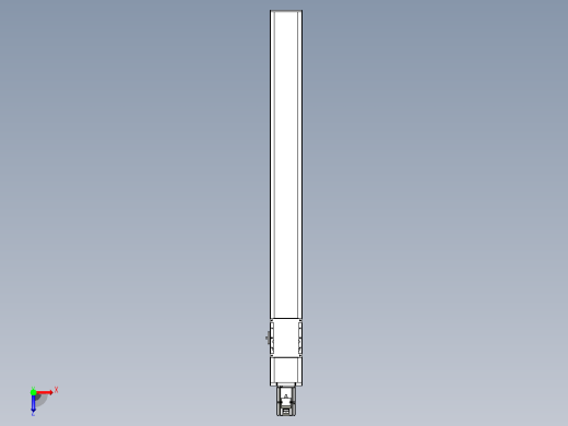 滚珠丝杠直线轴带导轨全封闭TPA-HCR-105D-1610C-L950-M-C-P40-N3俯视缩略图