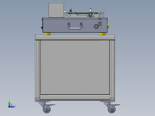 OPASS TEST3C行业治具sw19可编辑左视缩略图