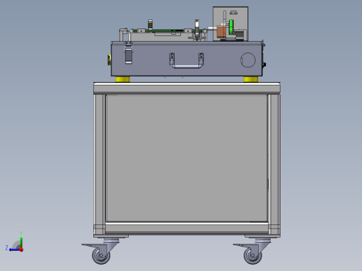 OPASS TEST3C行业治具sw19可编辑右视缩略图