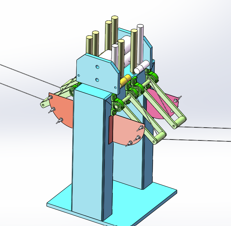 自动送料切割机sw可编辑