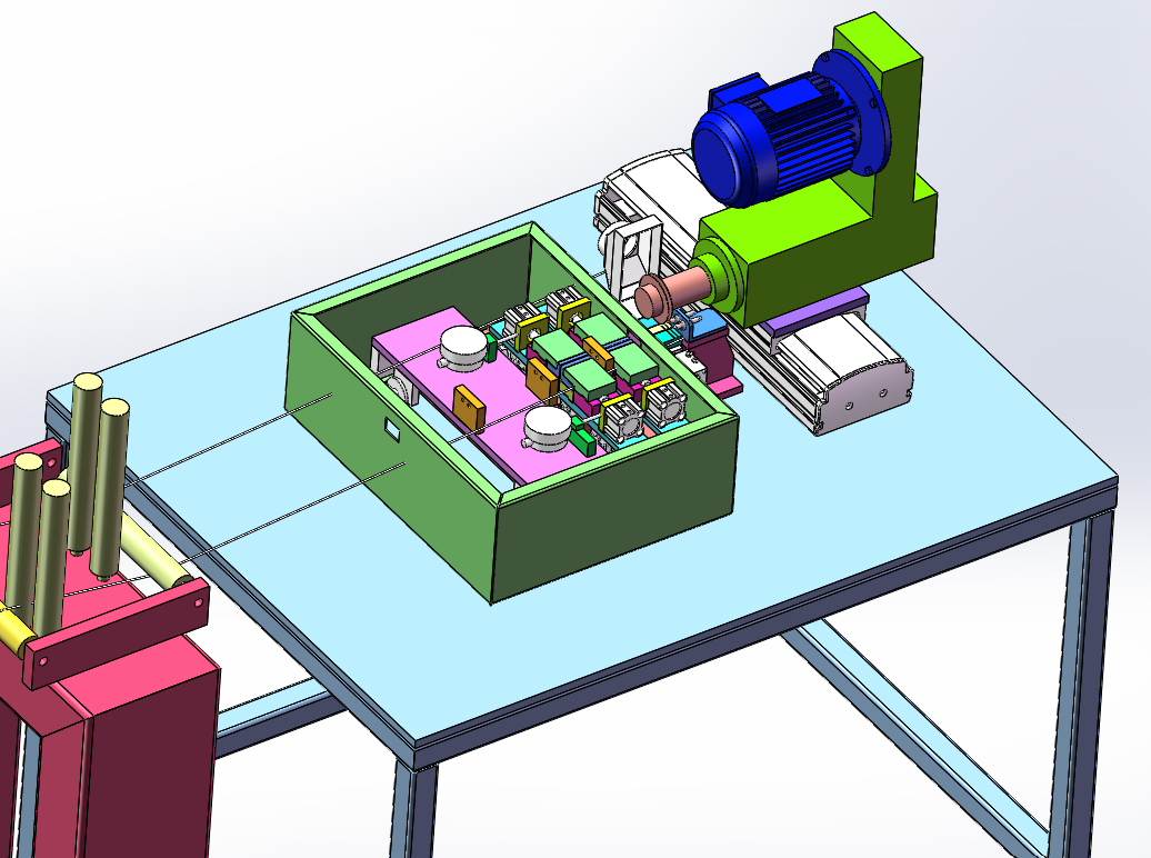 自动送料切割机sw可编辑