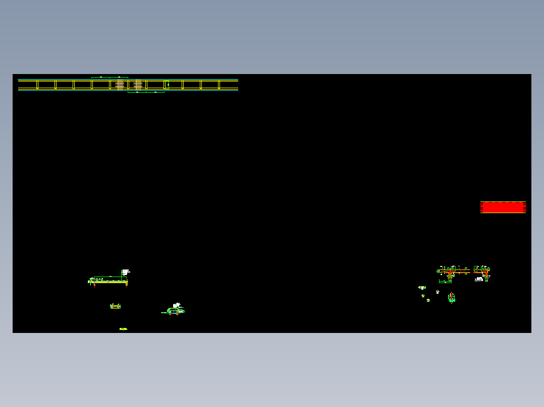 架空型木板栈道施工大样详图CAD图纸木栈道