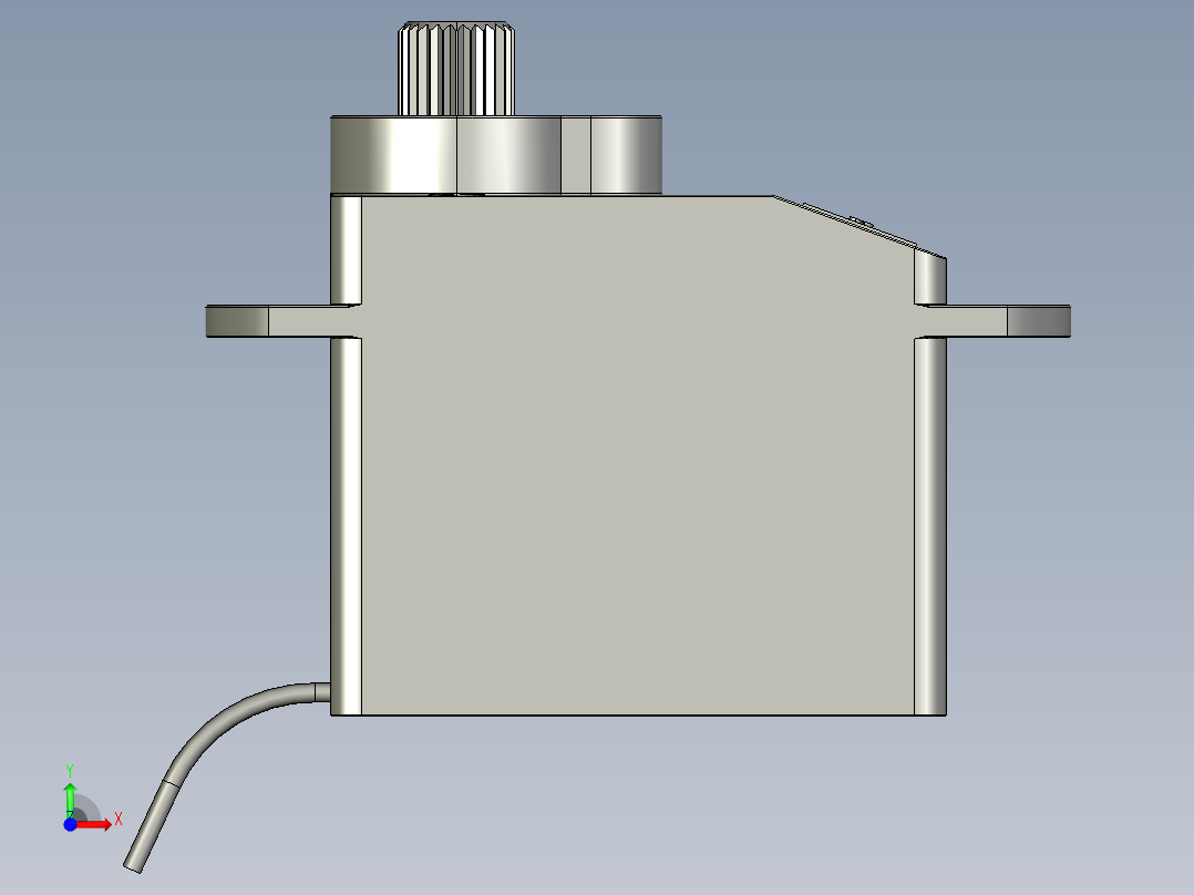SOLIDWORKS 伺服SM-S1121S前视图