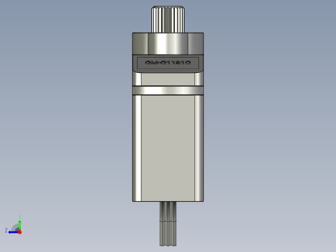 SOLIDWORKS 伺服SM-S1121S右视图