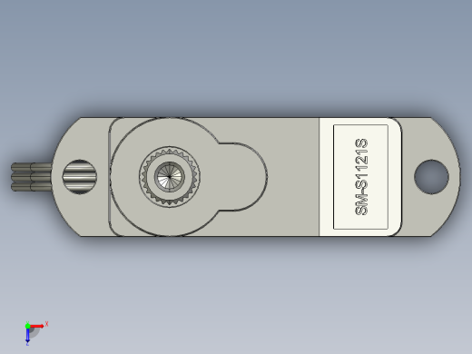 SOLIDWORKS 伺服SM-S1121S俯视缩略图