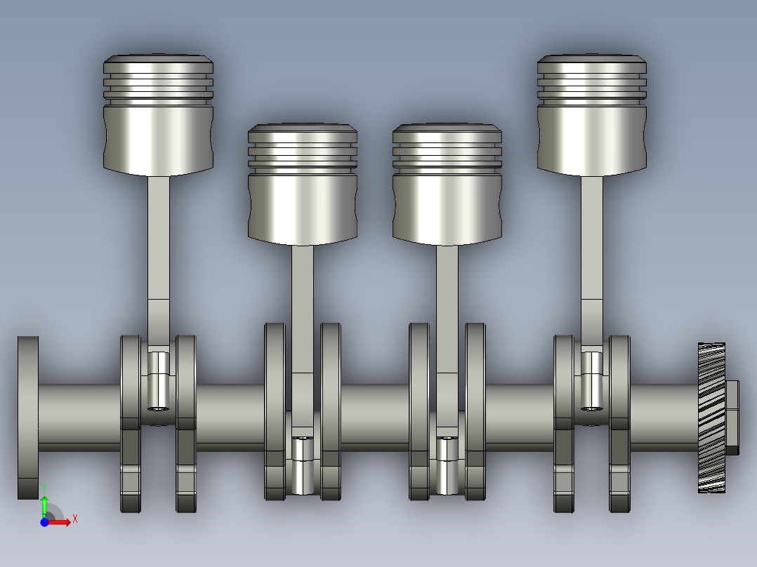汽车引擎盖部件设计前视图