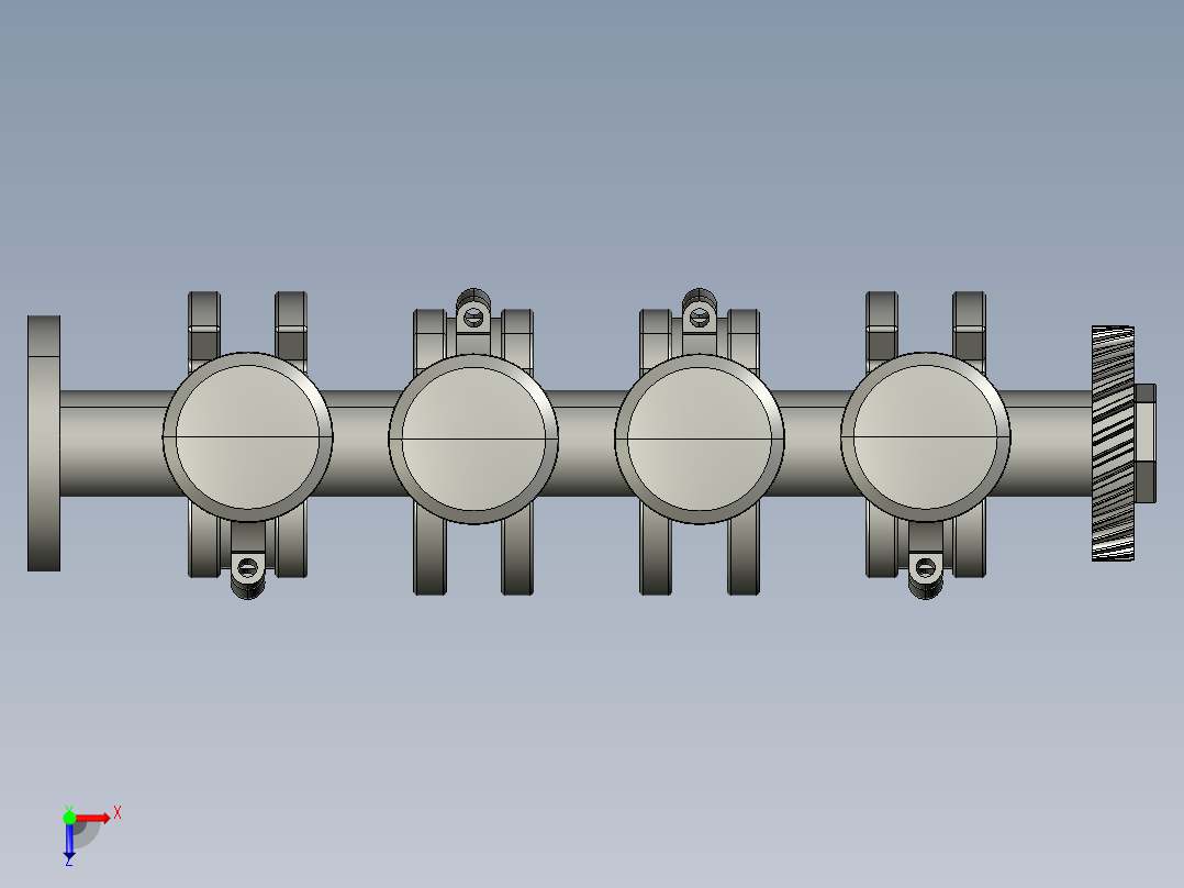 汽车引擎盖部件设计俯视图