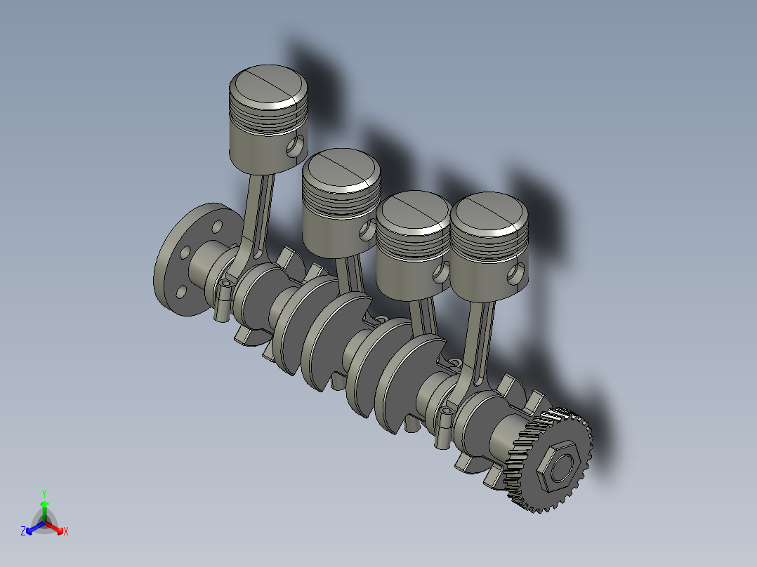 汽车引擎盖部件设计正等轴测图