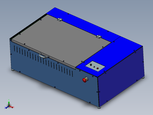 激光雕刻切割机3D图纸H507