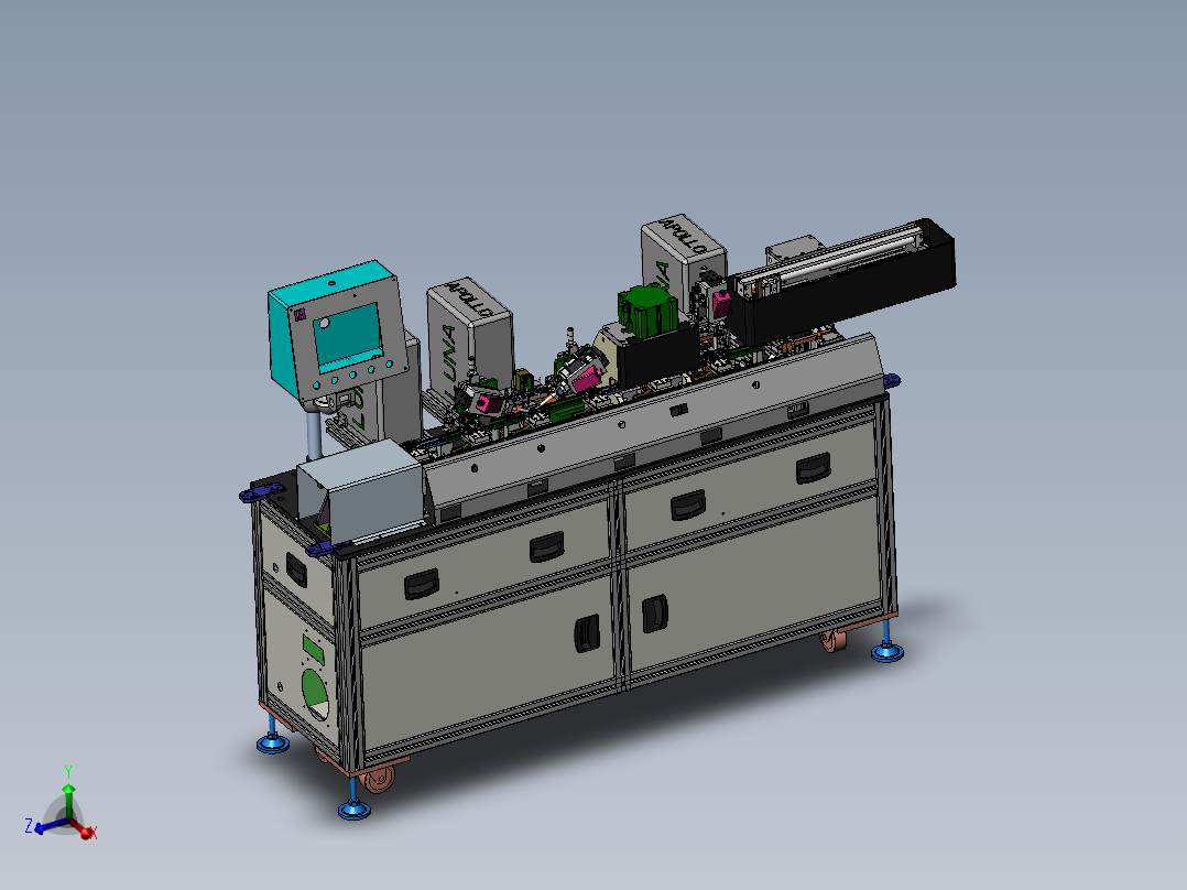 G462 USB2.0铁壳侧面焊接自动机