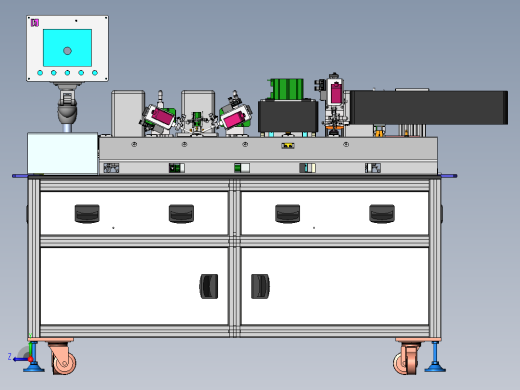 G462 USB2.0铁壳侧面焊接自动机右视缩略图