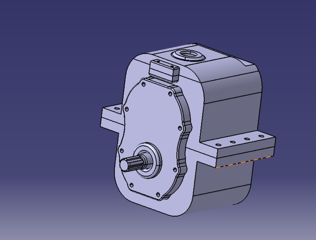 纯电动四驱乘用车变速器设计（含三维CATIA+CAD图纸+说明书）