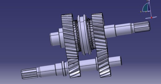 纯电动四驱乘用车变速器设计（含三维CATIA+CAD图纸+说明书）缩略图