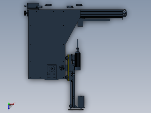 581悬挂式CNC机床俯视缩略图