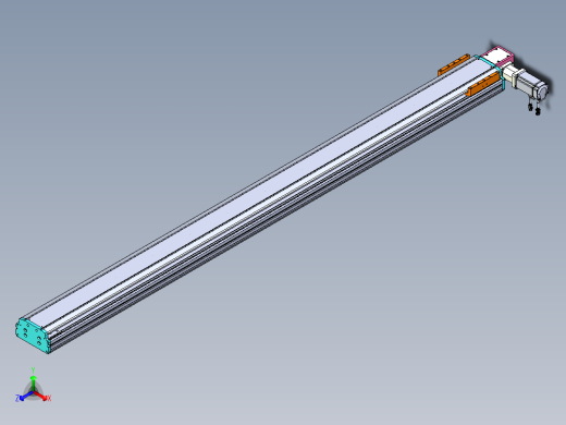 东锦同步带传动-直线滑台模组DH170B-L150-S2100-BL-P400W-C3