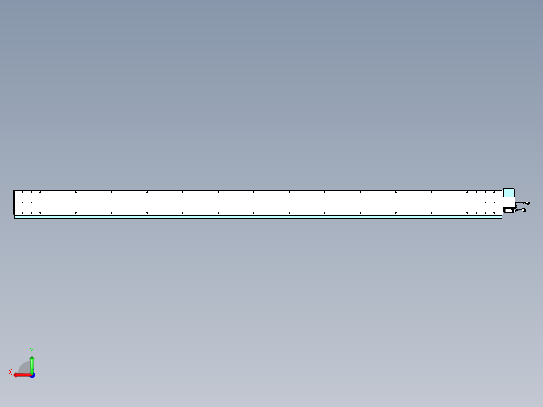 威洛博VBC同步带传动一无尘环境VBC14-L45-S2450-BRU-ZP40-C3后视图