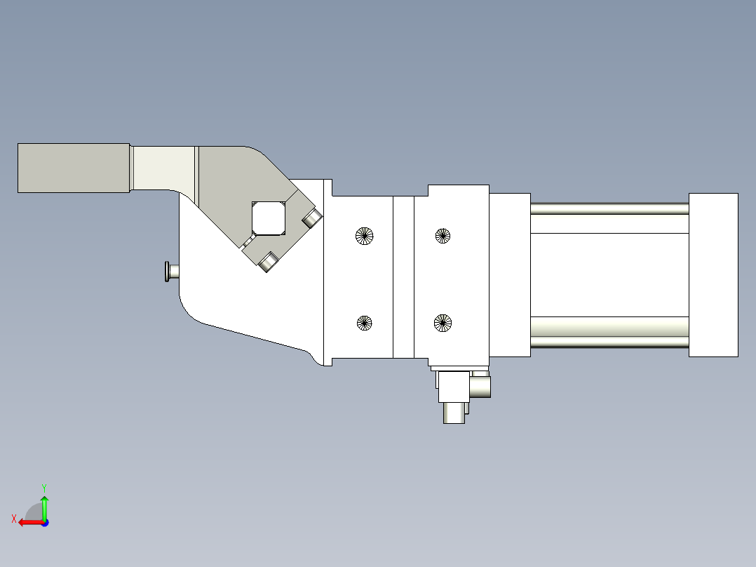德克斯TUNKERS气缸数模V2_50_1_A11_T12_135_GRAD_TUENKERS后视图