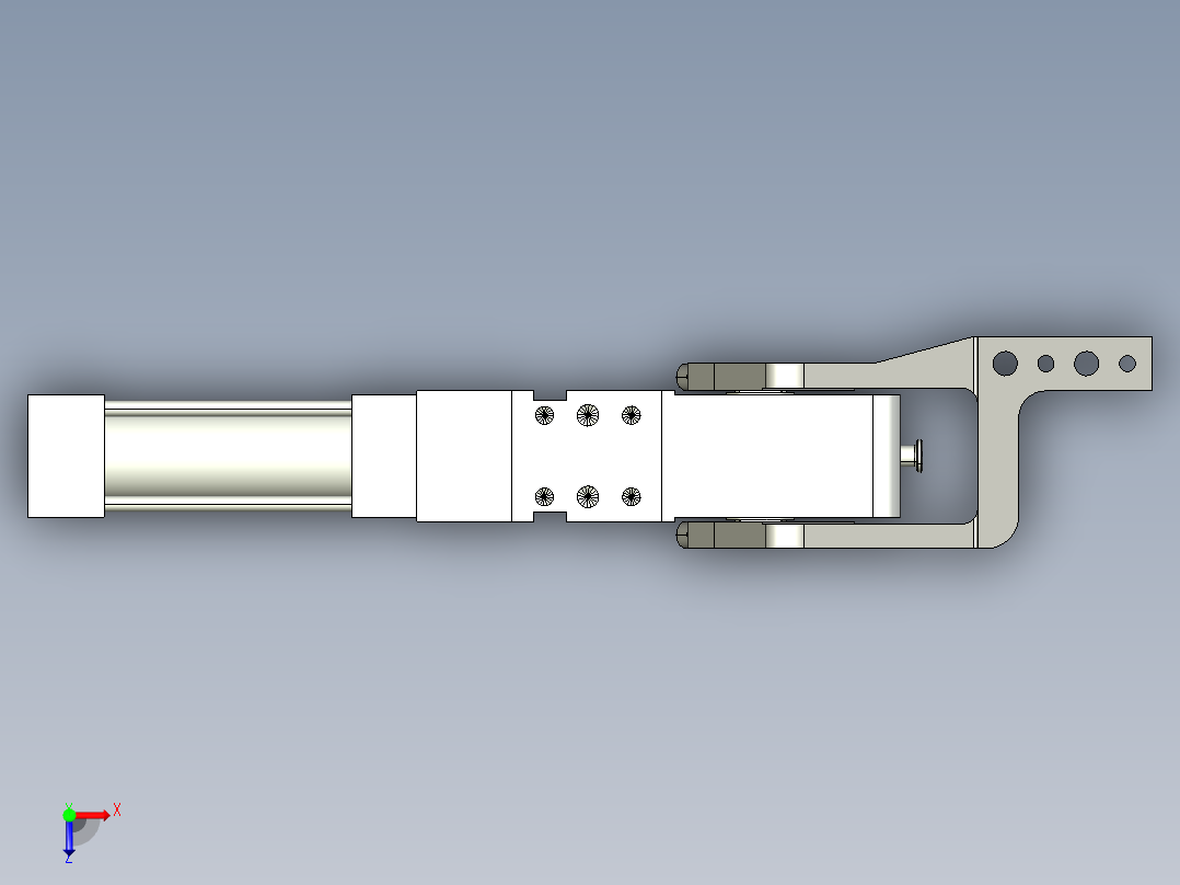 德克斯TUNKERS气缸数模V2_50_1_A11_T12_135_GRAD_TUENKERS俯视图