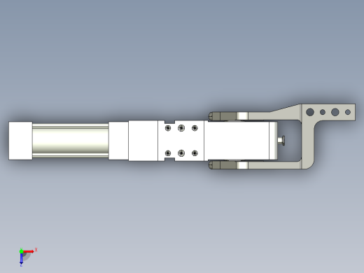 德克斯TUNKERS气缸数模V2_50_1_A11_T12_135_GRAD_TUENKERS俯视缩略图