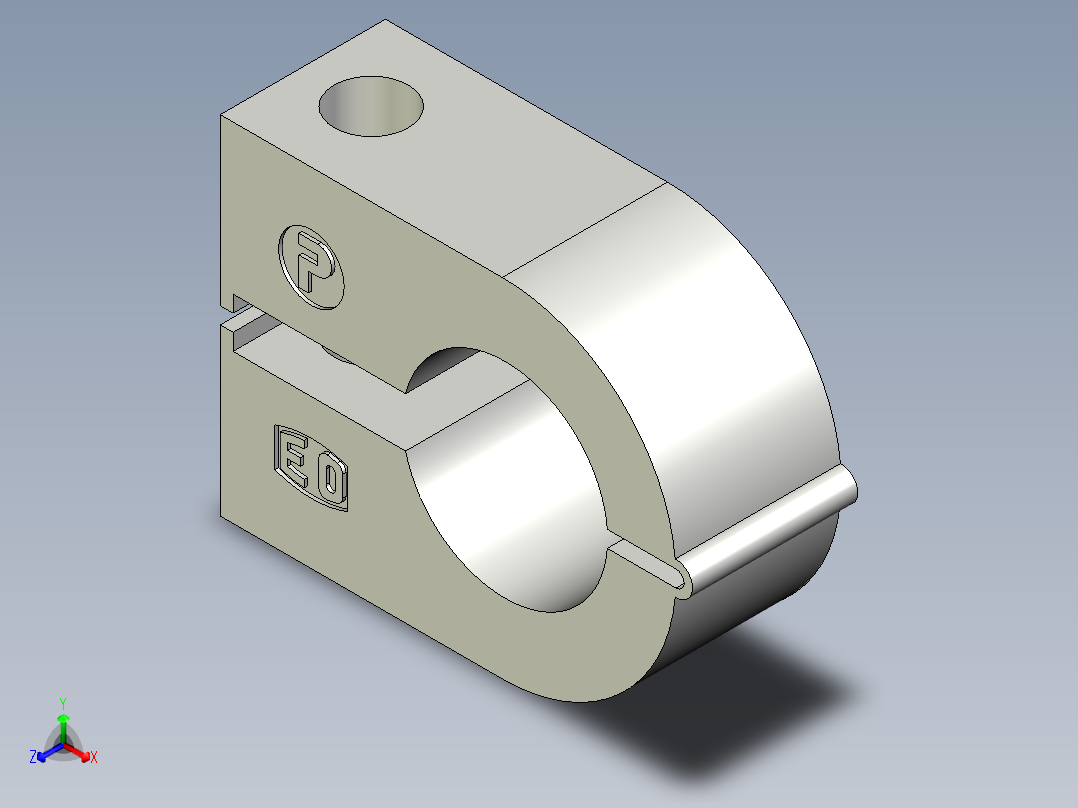 用于软管和硬管接头的工具RON418X正等轴测图