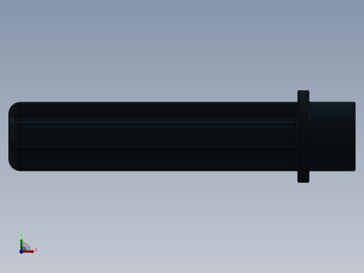 乐高机械组车桥-6587 Black Technic Axle 3 with Stud.SLDPRT前视缩略图
