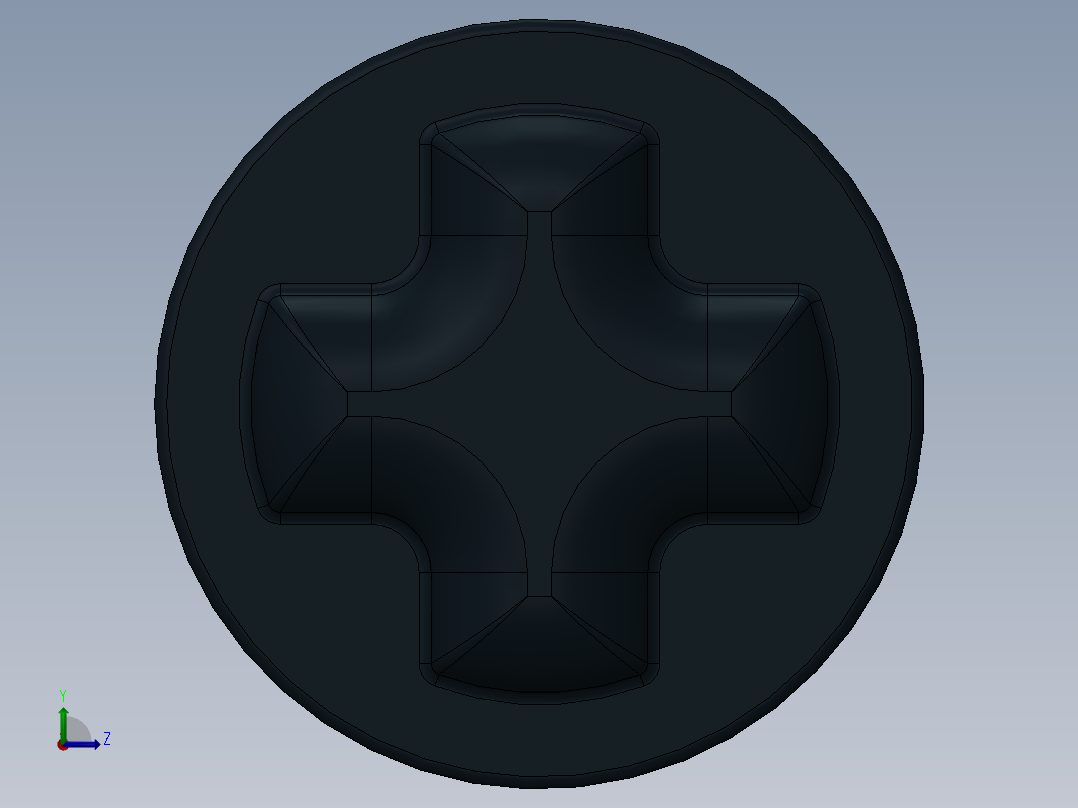 乐高机械组车桥-6587 Black Technic Axle 3 with Stud.SLDPRT左视图