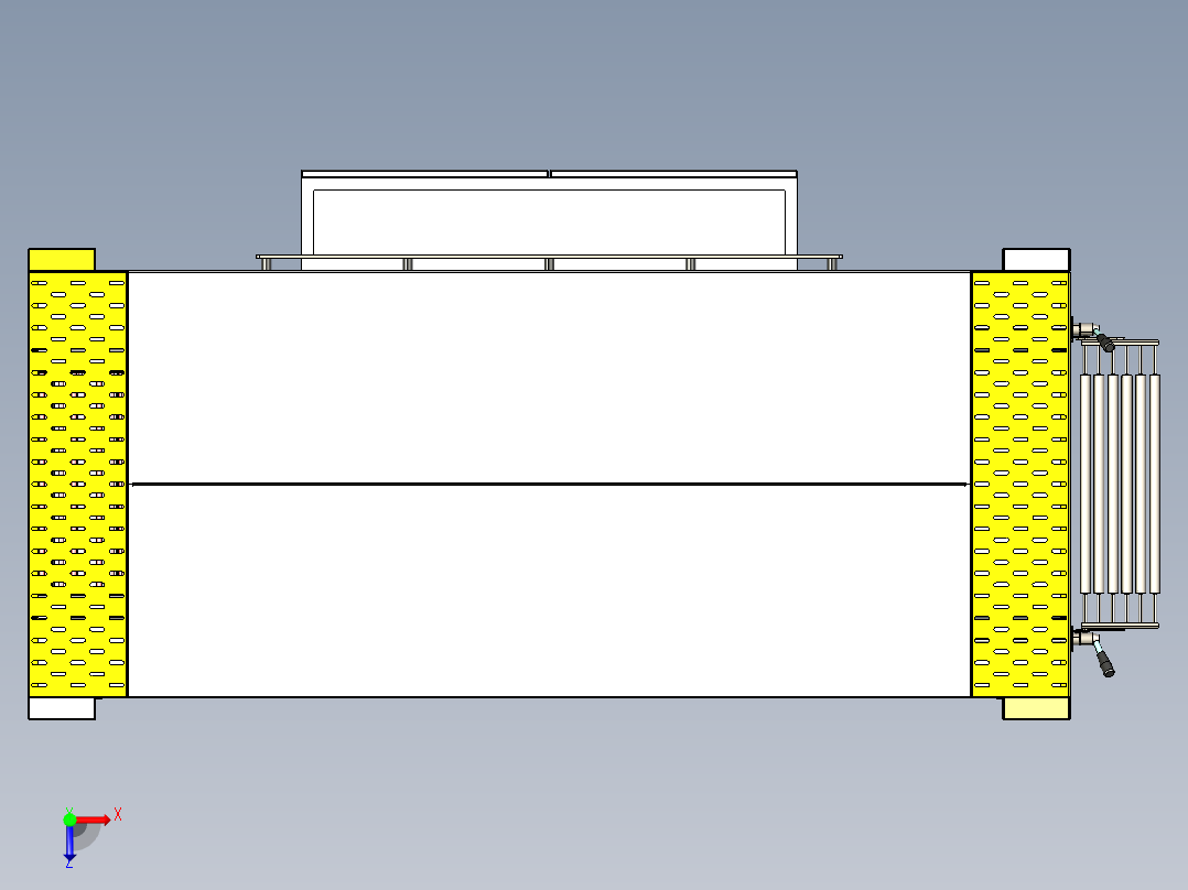 热收缩机设计60俯视图
