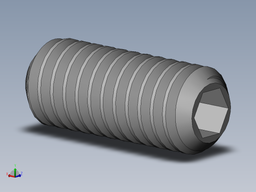 DIN 913-ISO 4026 固定螺钉-M2.5 L=6.SLDPRT