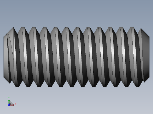 DIN 913-ISO 4026 固定螺钉-M2.5 L=6.SLDPRT前视缩略图