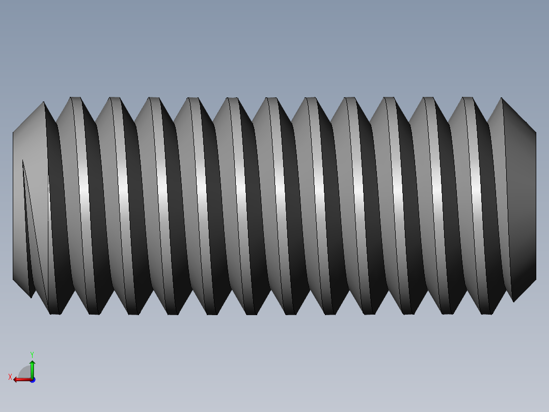 DIN 913-ISO 4026 固定螺钉-M2.5 L=6.SLDPRT后视图