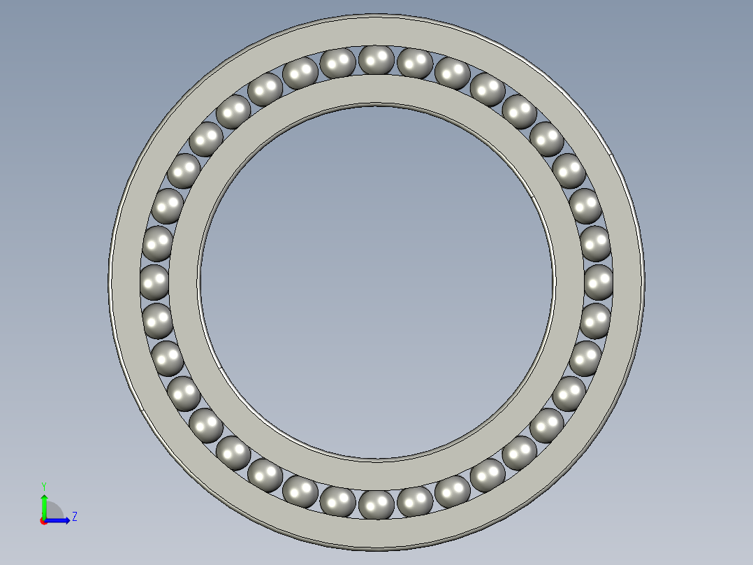 深沟球轴承16019左视图
