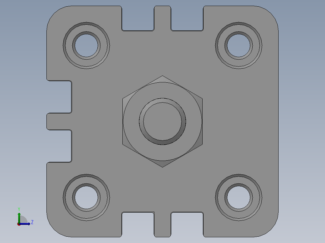 气缸ACE32X50SB左视图