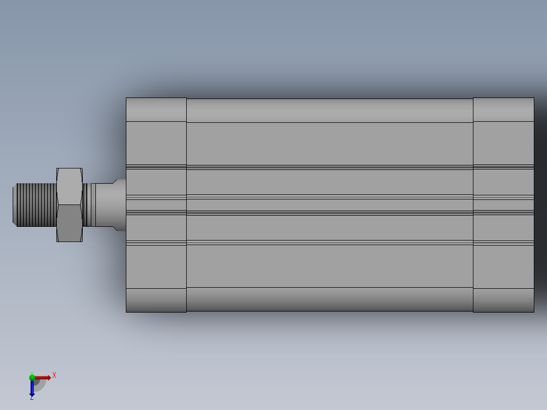 气缸ACE32X50SB俯视图