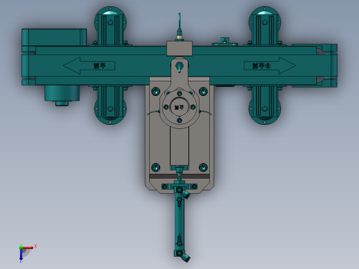 堆叠送料机构俯视缩略图