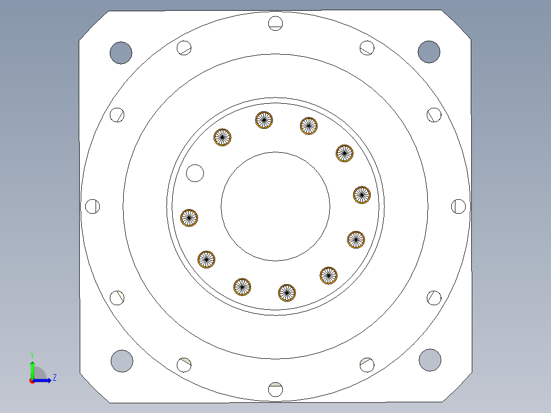 直齿PLH160-L2 35-114.3-200-M12.stp左视图