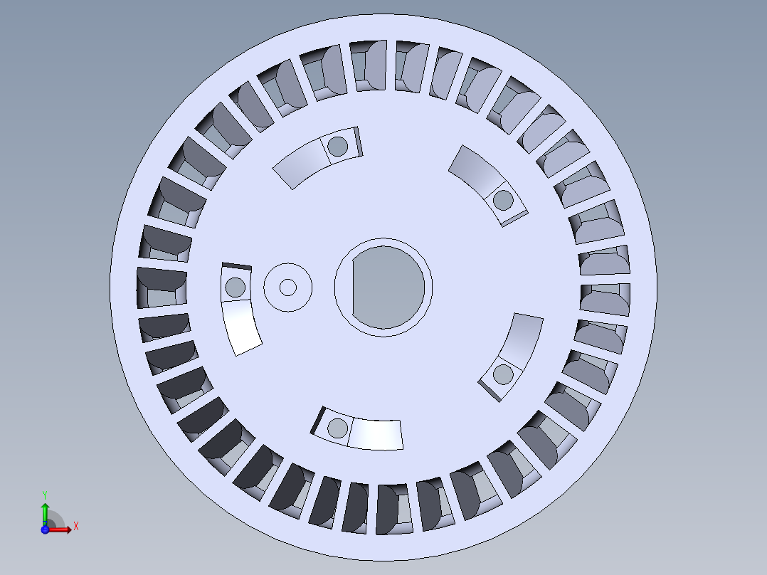 自动叶轮安装机sw18可编辑前视图
