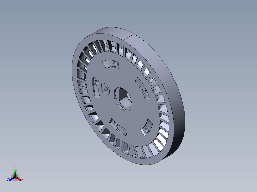 自动叶轮安装机sw18可编辑正等轴测图