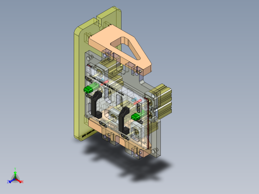 X7400-C-笔记本CNC工装夹具三维模型CNC验证铣侧孔更新-210106正等轴测缩略图