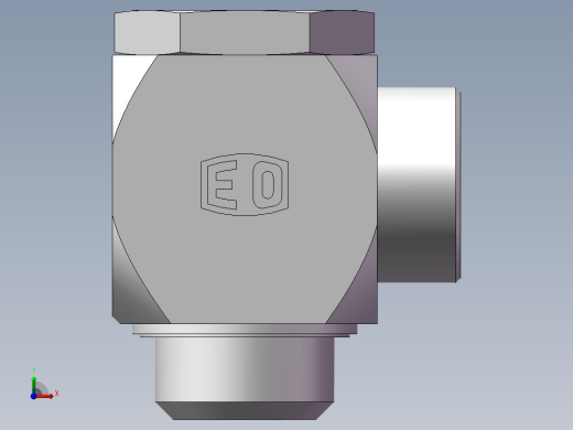 高压铰接式90度接头、1DI-52-B24前视缩略图