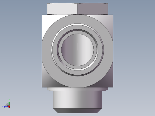 高压铰接式90度接头、1DI-52-B24右视缩略图