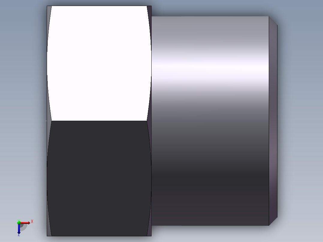 堵头 4C+4D 管端堵、4D-20俯视图