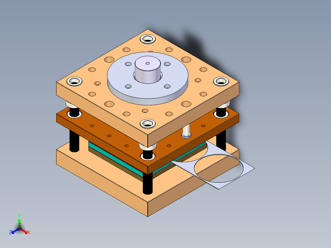 B2004016-垫圈冲压模具