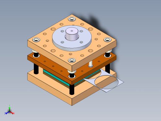 B2004016-垫圈冲压模具