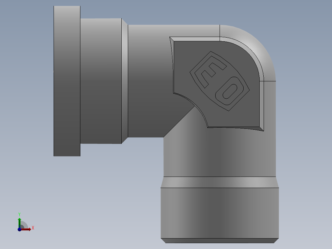 法兰接头、1CFL9-30-12前视图