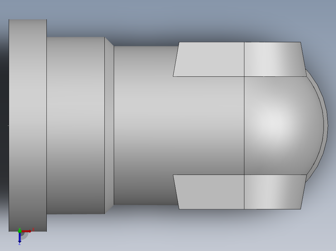 法兰接头、1CFL9-30-12俯视图