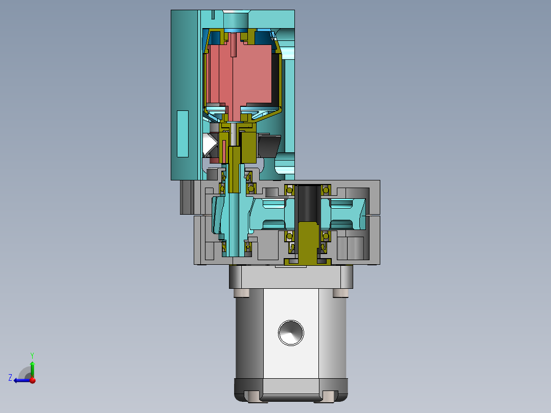 泵、水泵(119)右视图
